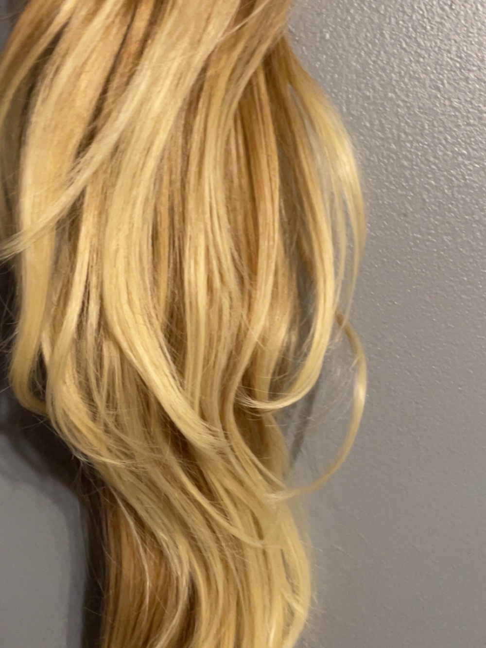 Blonde Women hair clip